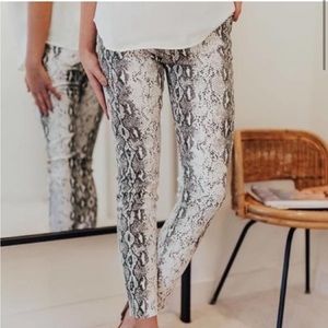 SALTY Snake Print Pants